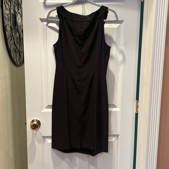 Collection Black Party Dress with fancy decorative beads. Size 12 - Picture 2 of 3